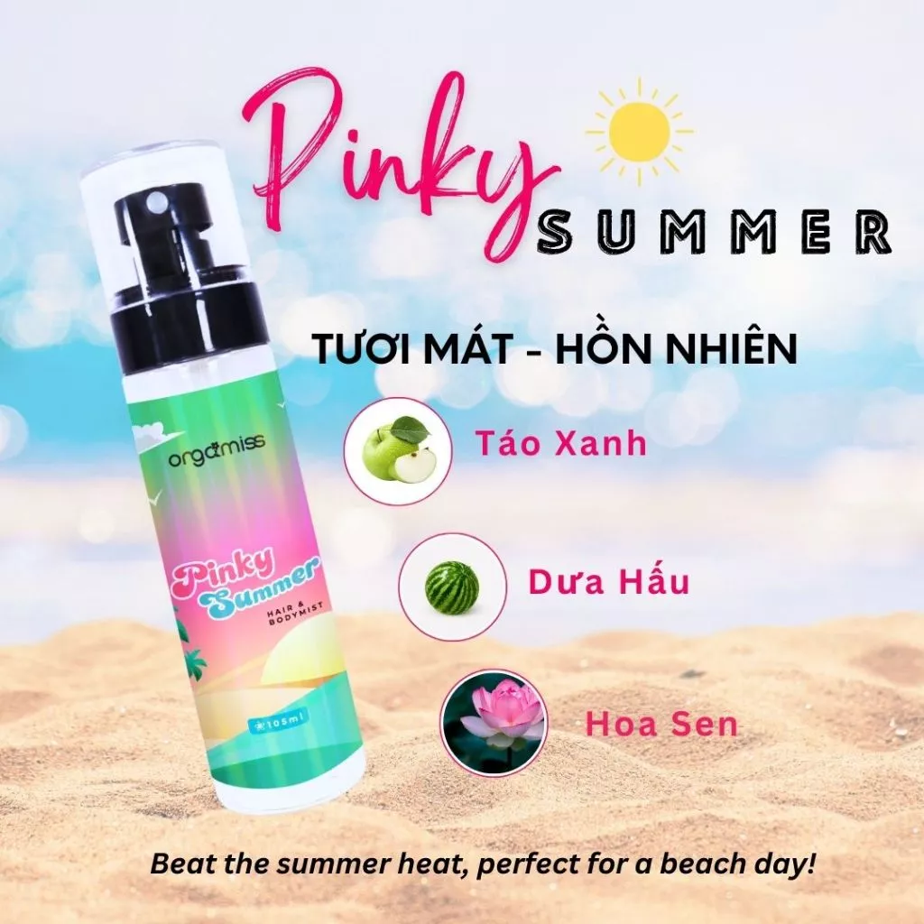 Body Mist Nước Hoa Nam Nữ Hoa Quả Sơn ORGAMISS Hương Hoa Quả Tươi Mát Khử Mùi Body Unisex - Dạng Xịt 105ml - Ảnh 6
