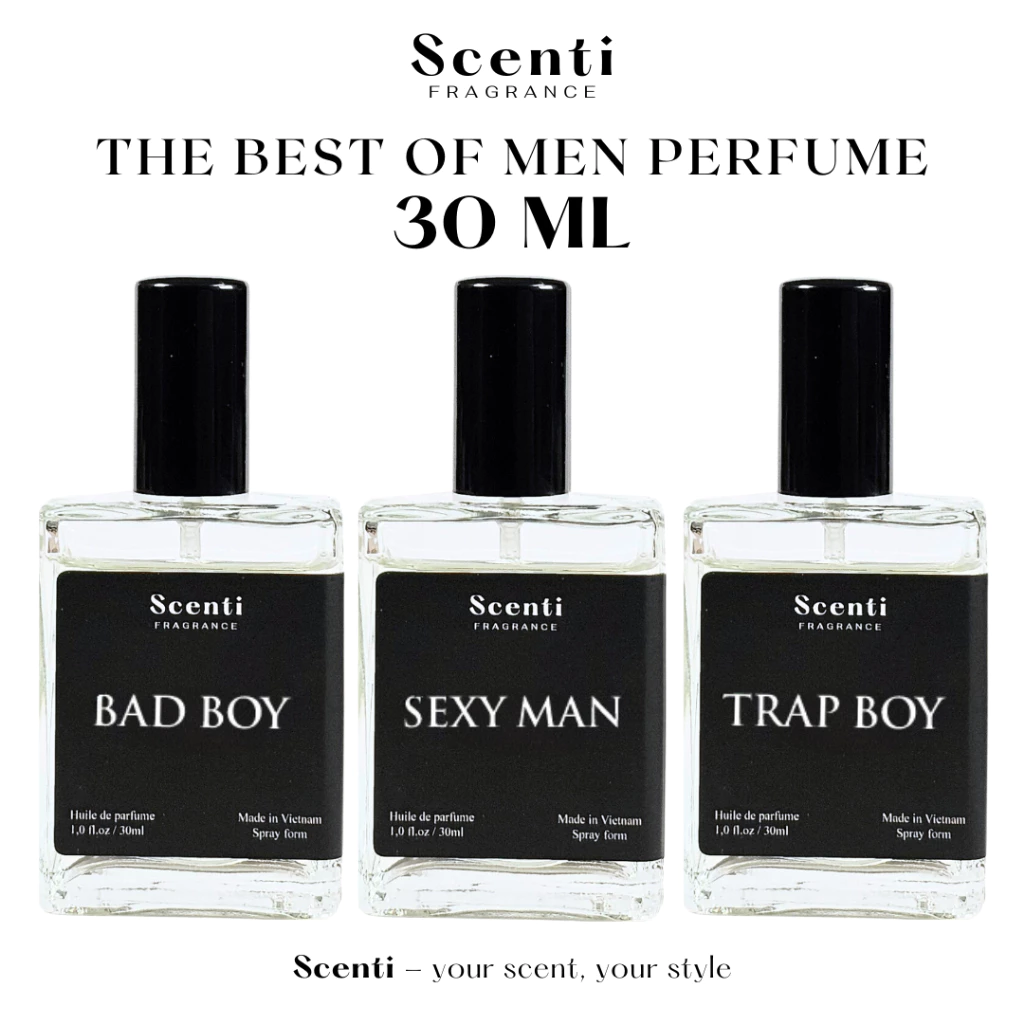 Nước Hoa Nam Scenti Sang Trọng, Mạnh Mẽ, Cuốn Hút, Trưởng Thành - Dạng Xịt 30ml