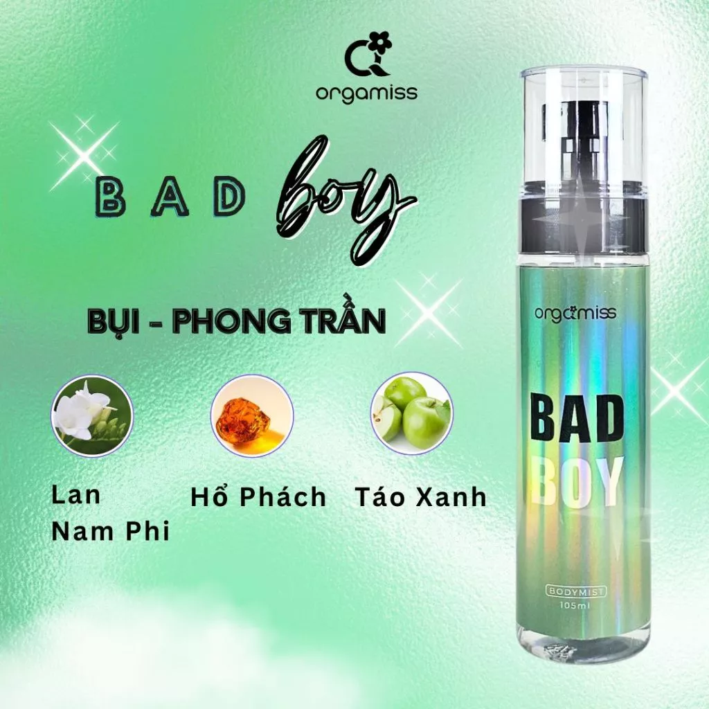 Body Mist Nước Hoa Hữu Cơ Khử Mùi Nam Nữ ORGAMISS - Chai Xịt 105ML - Ảnh 6