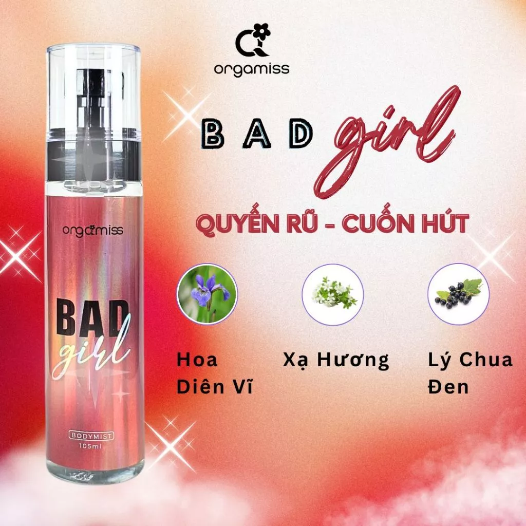 Body Mist Nước Hoa Hữu Cơ Khử Mùi Nam Nữ ORGAMISS - Chai Xịt 105ML - Ảnh 3