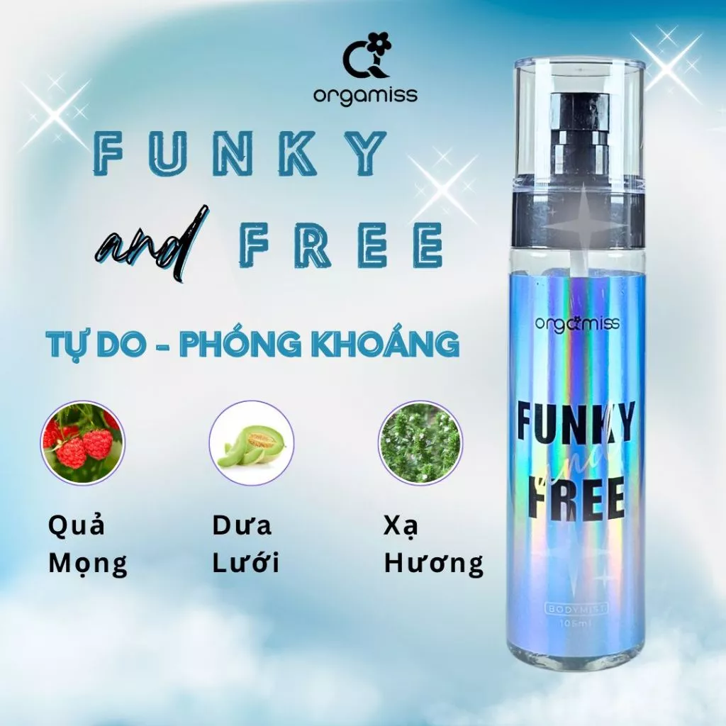 Body Mist Nước Hoa Hữu Cơ Khử Mùi Nam Nữ ORGAMISS - Chai Xịt 105ML - Ảnh 4