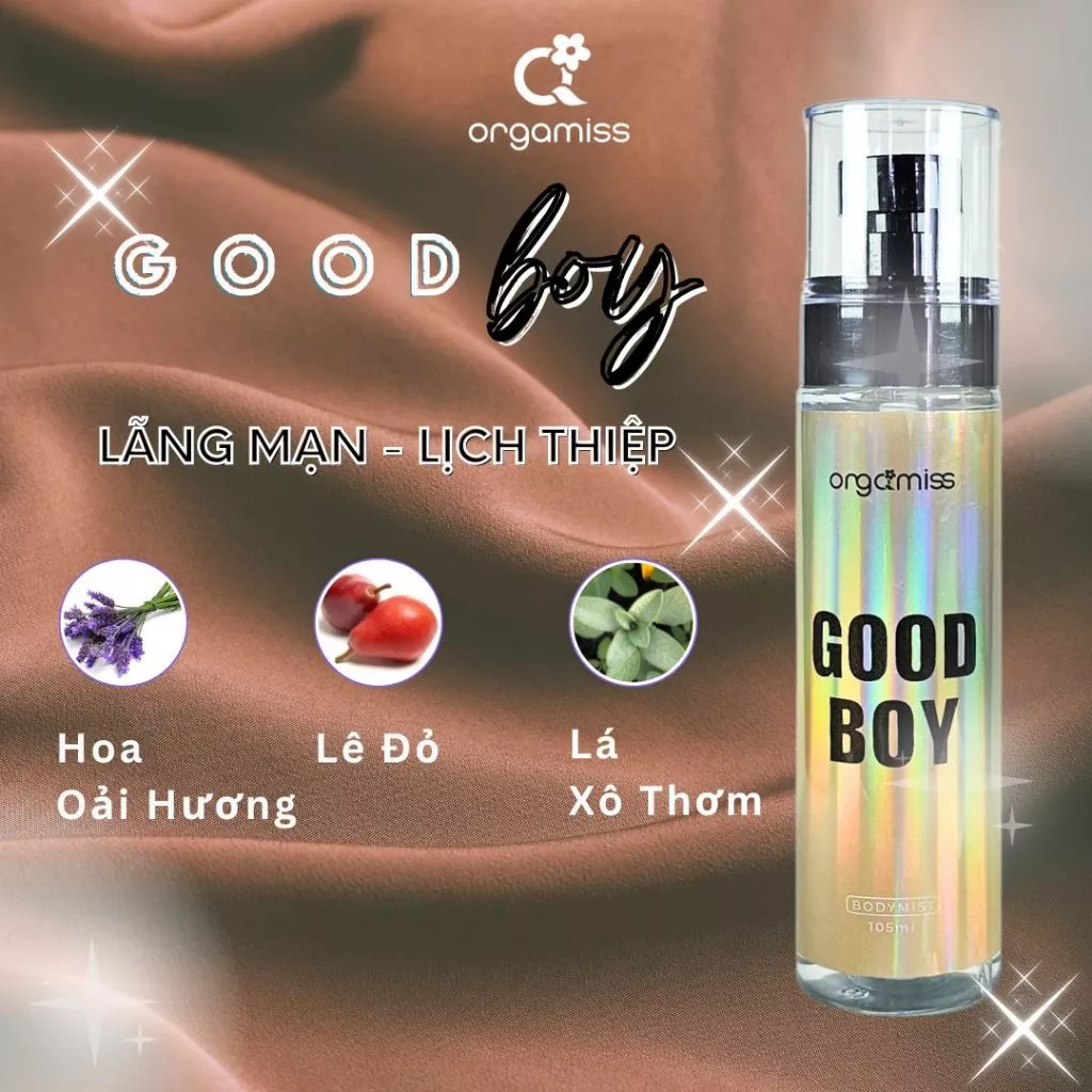 Body Mist Nước Hoa Hữu Cơ Khử Mùi Nam Nữ ORGAMISS - Chai Xịt 105ML - Ảnh 5